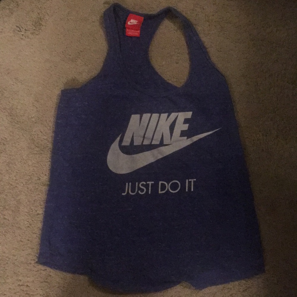 Blue Nike tank